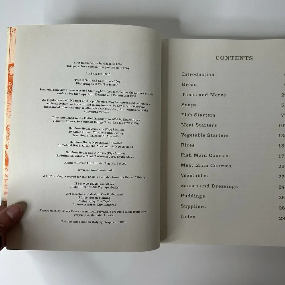 Moro The Cookbook by Sam Clark 2003 Paperback Restaurant Mediterranean‎ Food